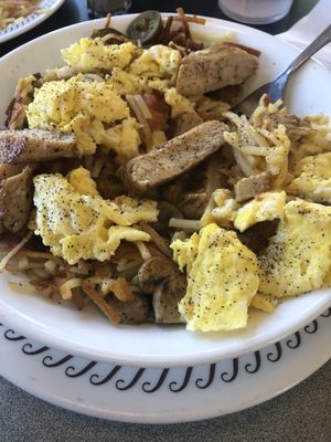 Chicken Hashbrown Bowl