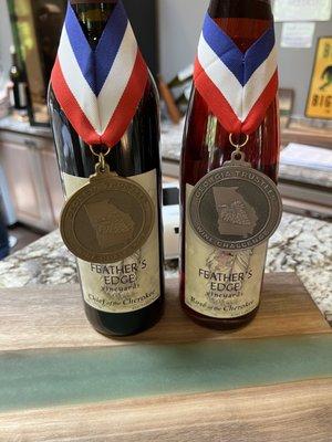 Award winning pair of wines