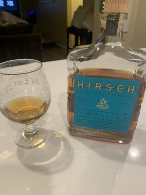 Hirsch Whiskey! Perfect