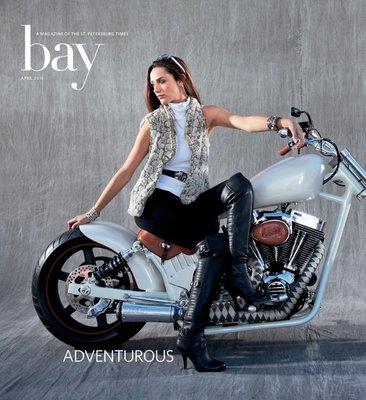 Paris Isabella on cover of Bay Magazine (April 2011)