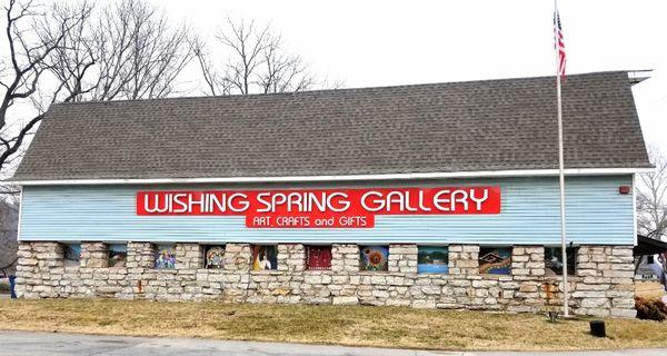 Art gallery in an historical cattle/bison barn.