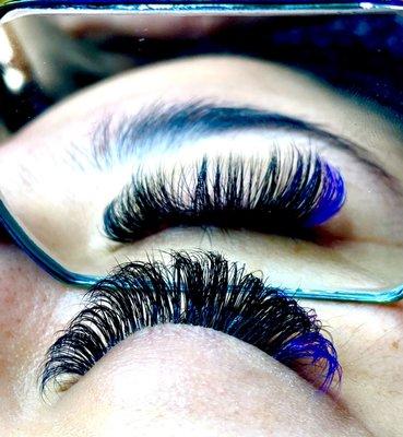 Add a pop of color to your next set of lashes