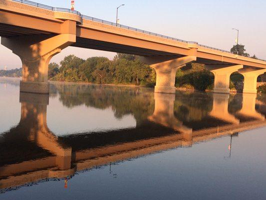 Hwy 96 bridge over The Fox.