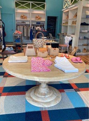 Beautiful table display of Spring pieces.