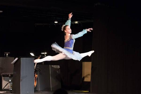 Ballerina Shaina McGillis at THE BLACK BOX.