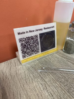 menu QR Code