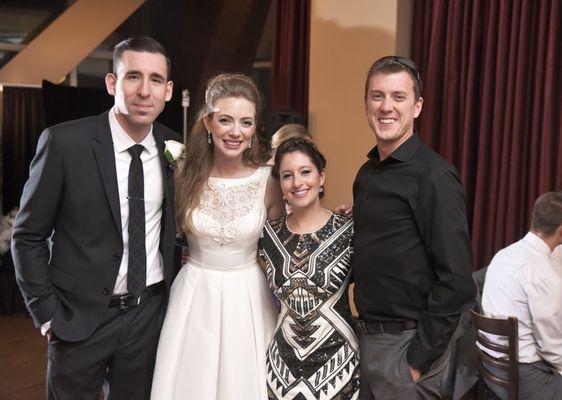 example of "posed group" style shot from our reception