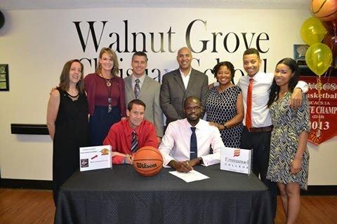 Donalson Fanord - 2017 signing day - Scholarship to play Basketball for Emmanuel College