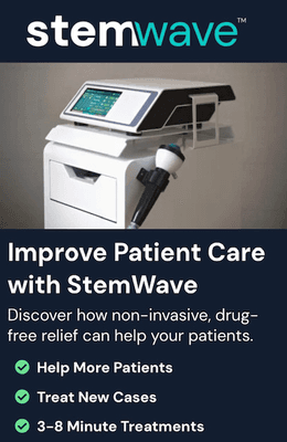 Stemwave Therapy
 Shockwave Therapy
 reduce inflammation
 reduce pain