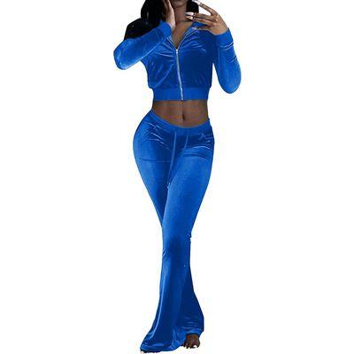 Cocktail Dress Wedding Guest Plus Womens Casual Solid Velvet Suit Slim Sports Suit Womens Jumpsuit for Wedding Guest