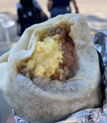 Breakfast burrito