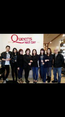 Queen's Hair Day's lovely staff!~