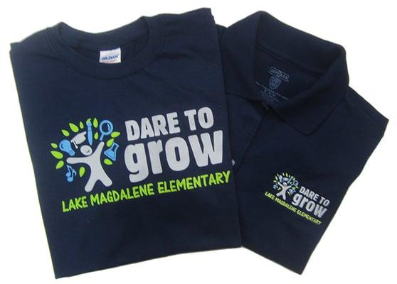 Check out the new staff shirts we made for Lake Magdalene Elementary!