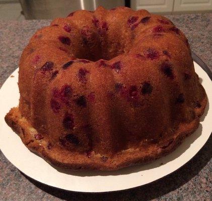 Orange-Cranberry Bundt Cake