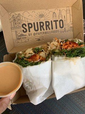 tofu spurrito- pretty good!