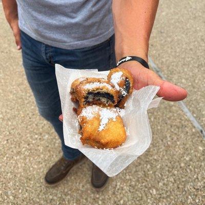 Deep fried oreos