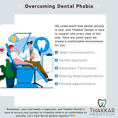 Don't let dental phobia keep you from achieving a healthy, beautiful smile. Trust Dr. Thakkar and the team to provide exceptional care.