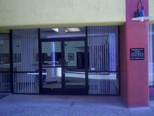 Front door in La Placita