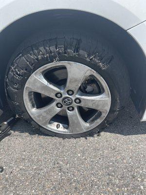 Unsafe tire that was sold to me