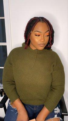 Full Face Glam & Soft Locs