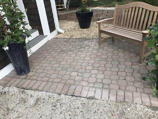 Paver patio