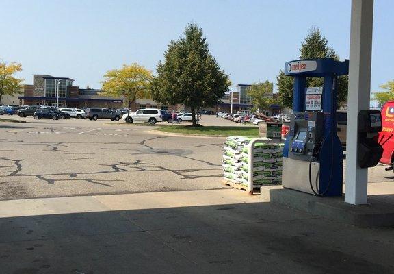 ...and if there's anything you need to grab that's not in the convenience store, the main Meijer building is a hundred yards away.