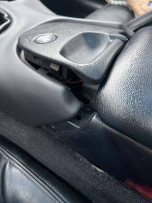 Broken dash