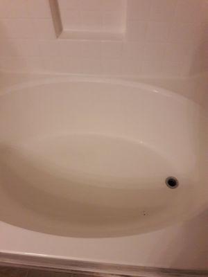 After deep clean of tub