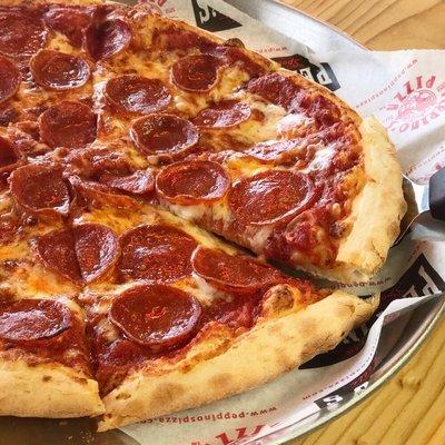 14" pepperoni is $7 on Monday and Tuesday!