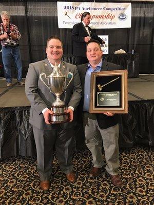 Auctioneer Jake Yoder Champion PA State Bid Calling Champion 2018