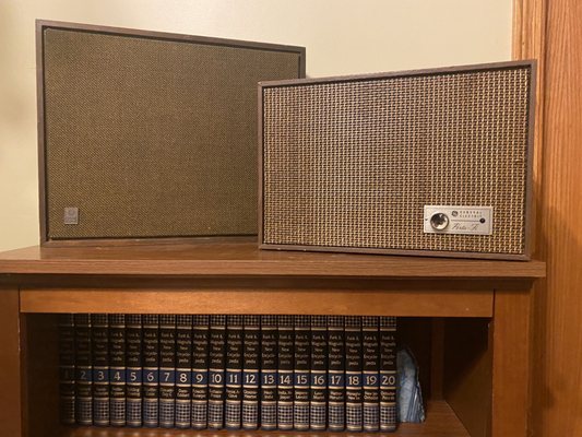 Vintage speakers made into Bluetooth speakers!