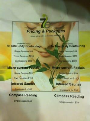 Pricing and packages