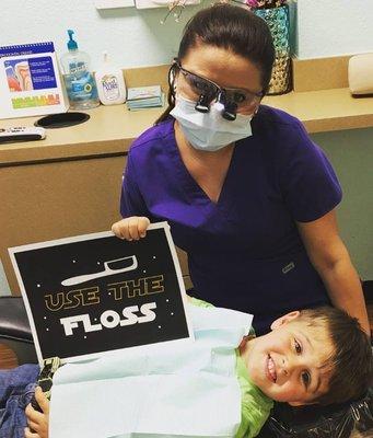 Don't forget to "Use The Floss"