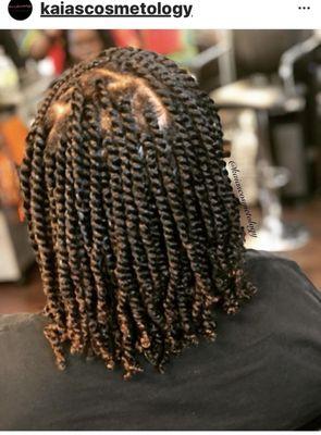 Two strand twist by Kaiascosmetogy