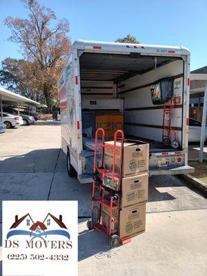 Moving Help Unloading Uhaul Lafayette