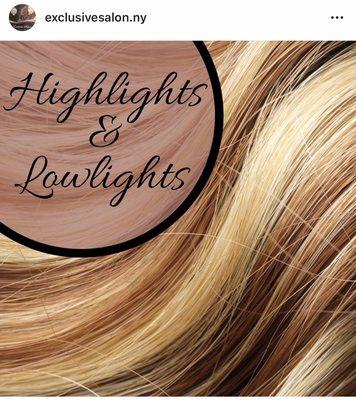 Add some depth and definition to your hair with highlights and lowlights.