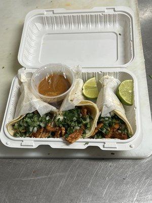 Carne Enchilada with cilantro and onions