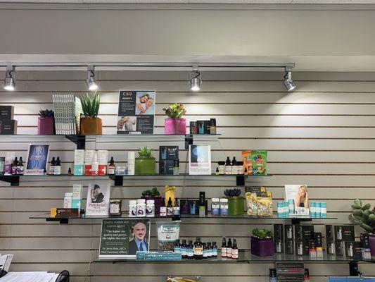 Come in and check us out. We offer a wide variety of high-quality CBD.