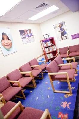 Children are welcome to take home books from our waiting room, both in English and Spanish.