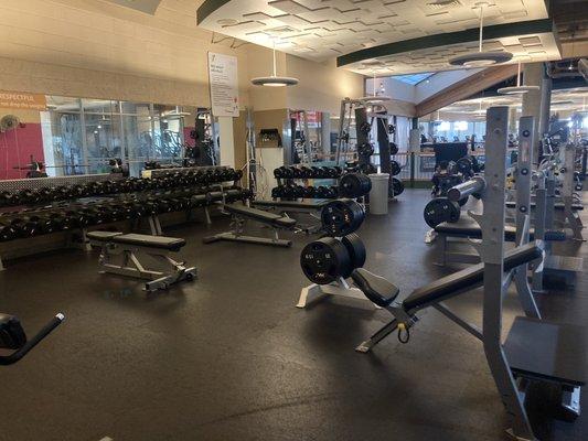 Tiny weight room