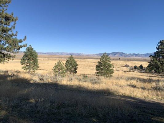 Overlooking the valley