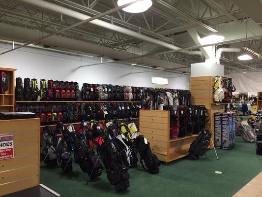 Lots of golf bags to choose from!