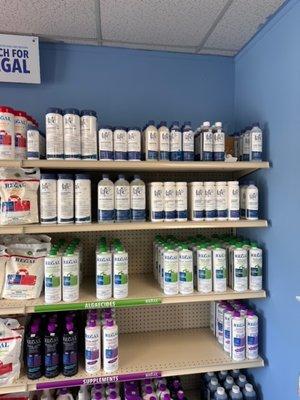 We have your spa supplies, and liquid Ph  balancer in-stock from our friends at Life.