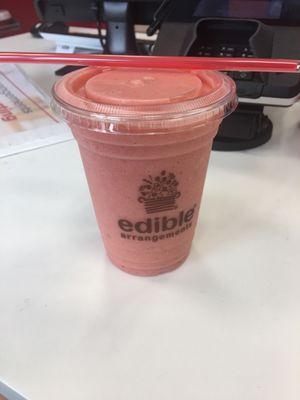 Strawberry, pineapple smoothie