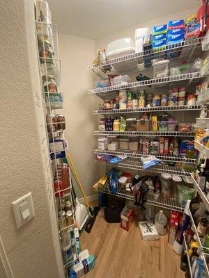 Pantry before