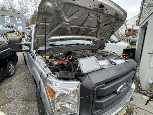 Ford F350 Check engine light diagnosis