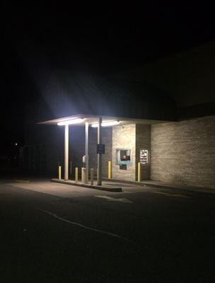 Well lit drive-thru