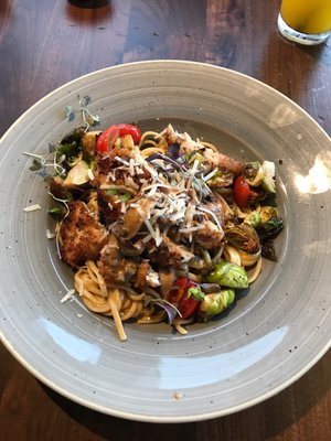 Chicken linguini special