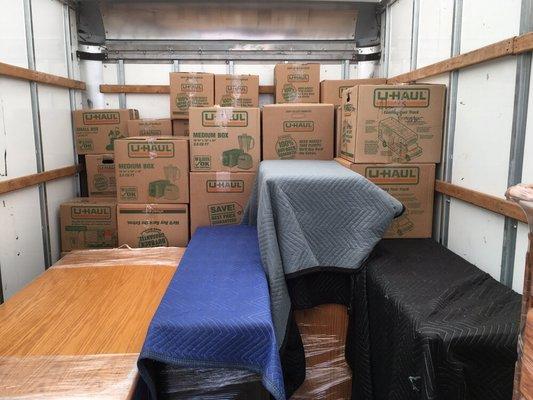 A nicely packed truck!