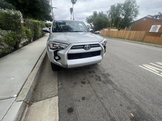 Thank you to the team at Irvine Shine for protecting my 2022 4Runner with PPF while it stays rented out on Turo.